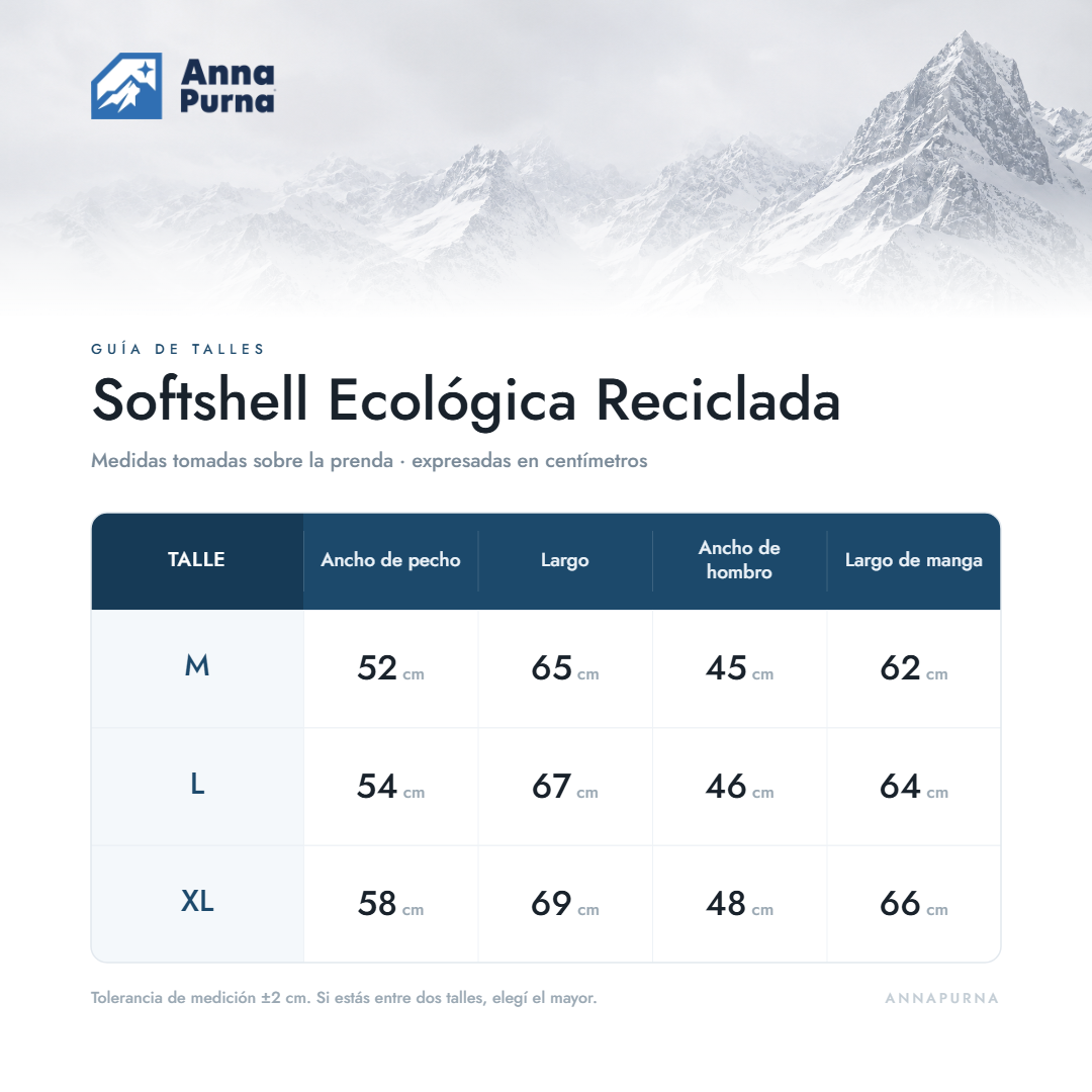 Campera Softshell Ecológica - Materiales Reciclados + Alto Rendimiento